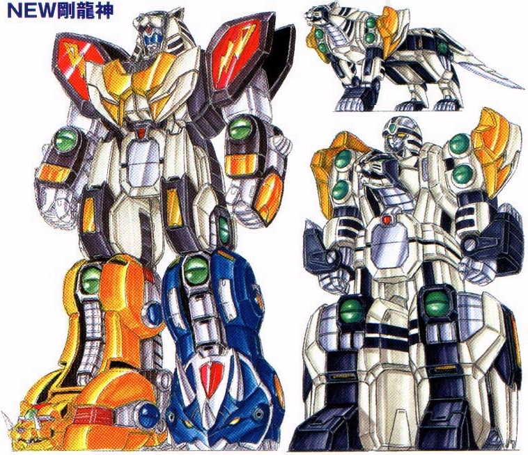 Concept A and B for the redone White Tiger and Mega Tigerzord.